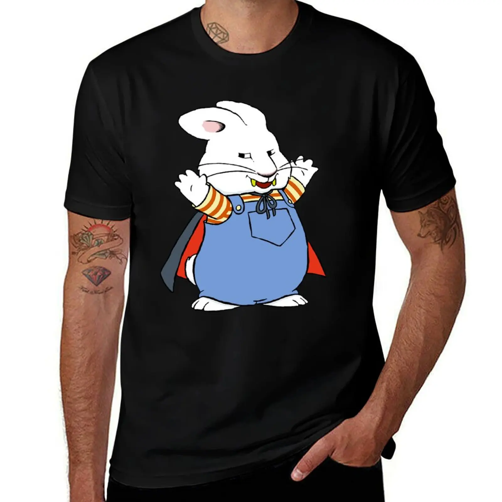 

Max's halloween Max and ruby the bunny T-Shirt man t shirt heavy cotton anime tshirt T-Shirt