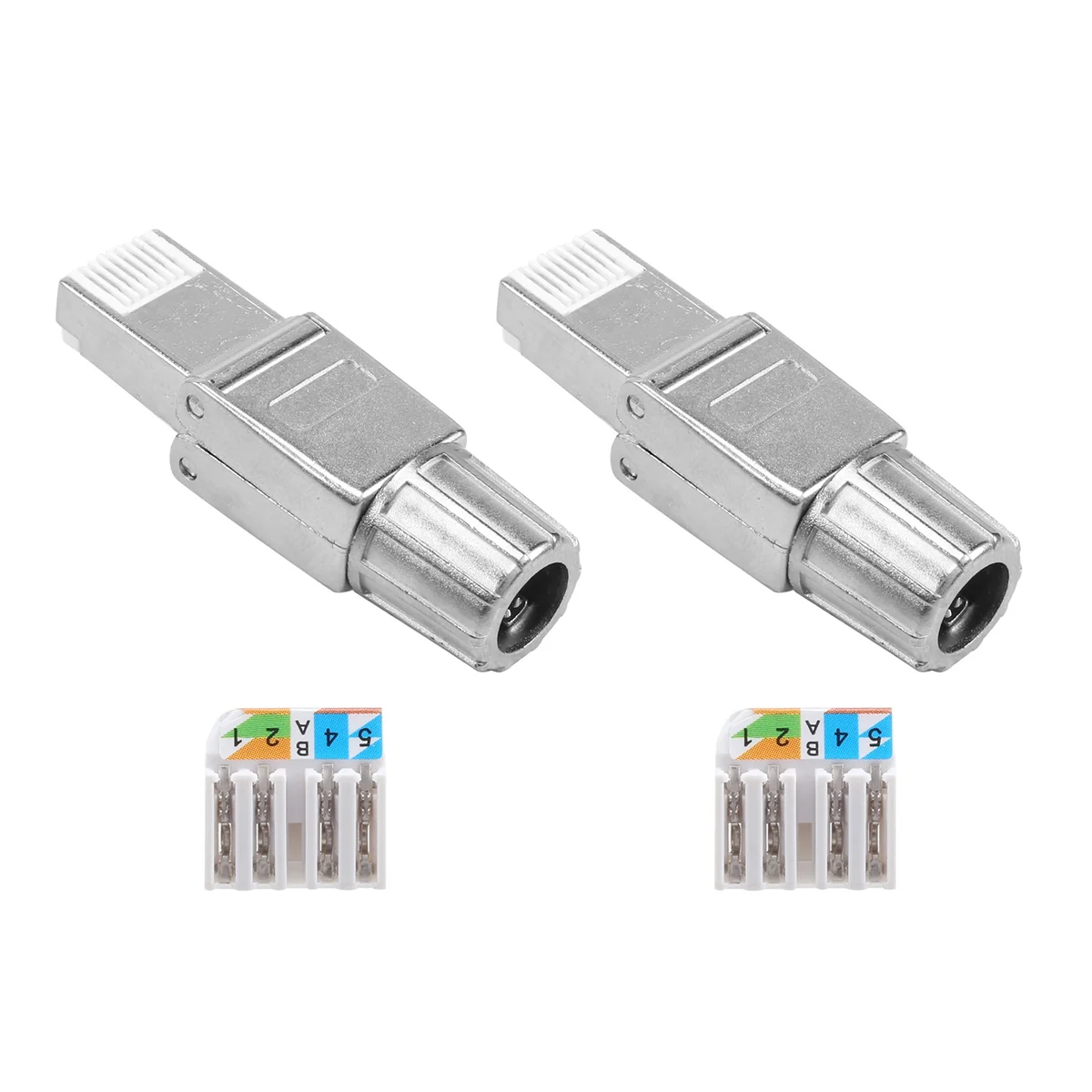 ツールRj45 cat7,工具なし,2個