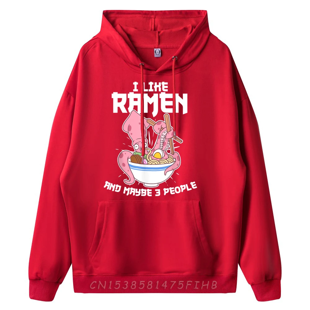 I Like Ramen And Maybe 3 People Manga Mens Graphic Tshirts Men Long Sleeve Tee Men Christmas Sweater Long Sleeve