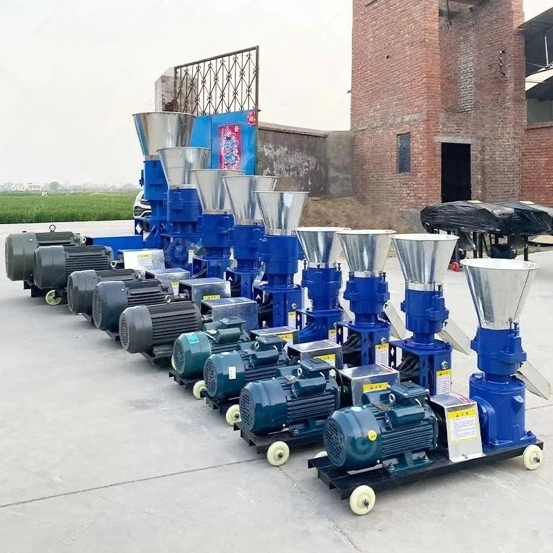 Goat Breeding Equipment Processing Broiler Manufacturer Poultry Food Broiler Feed Pellet Maker
