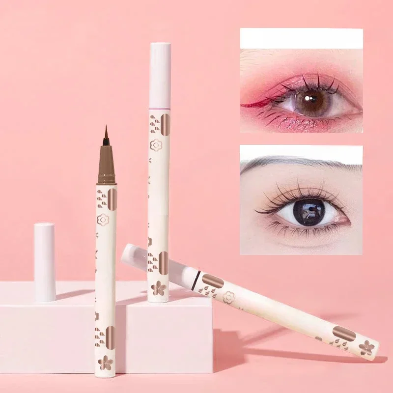 Eyeliner Lying Silkworm Pencil Undercover Draw Down To Non-Smudge Fine Natural Long-lasting Waterproof Eyes Liner Beauty Makeup