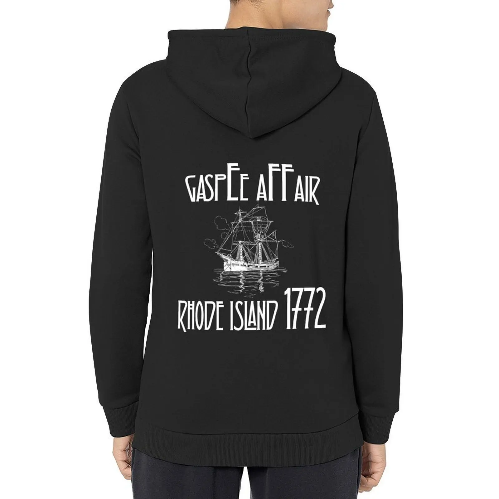 

Gaspee Affair Rhode Island 1772 Hoodie men's coat korean style clothes hooded shirt autumn hoodie