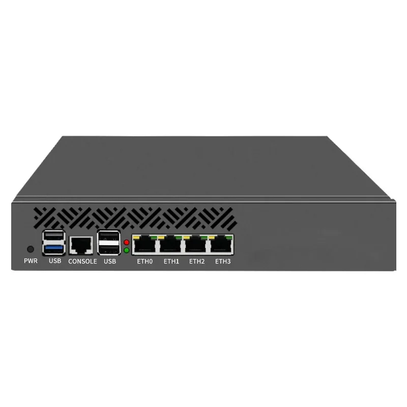 BKHD N100 N305 9.5 Inch Rack-mounted Router 4LAN 2.5G 4SFP+ 10G/ 4Lan Extended MINI PC Firewall VPN Internet Management Server