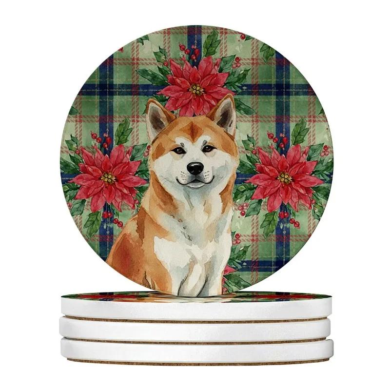 

Absorbent Sandstone Coasters Protective Cork Backing Printed With Artwork From Talented Artists Christmas Gifts