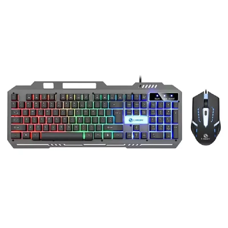 NEW Keyboard T25 Touch Wired Keyboard Mouse Set LED Luminous Esports Desktop Computer Laptop Office Game Keyboard and Mouse Set