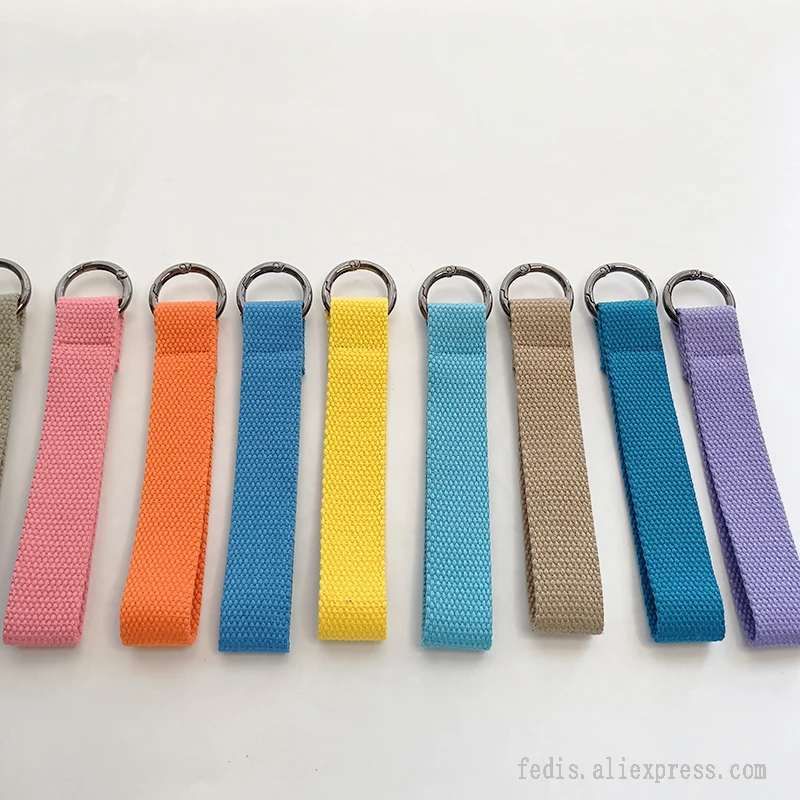 2.5x15cm Korea Fabric Strap Name Tag Luggage Ribbon for DIY Iron On Patch Keychain Phone Personalized Key Chain Bacpack Strap