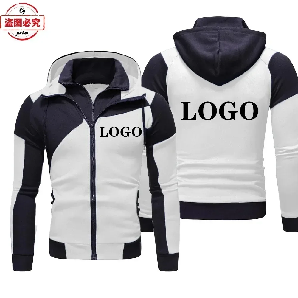 Customized Car Logo Printed Motorcycle Logo Cycling Jacket Racing Suit Long Sleeved Men's Top Casual Hoodie Team Work Uniform