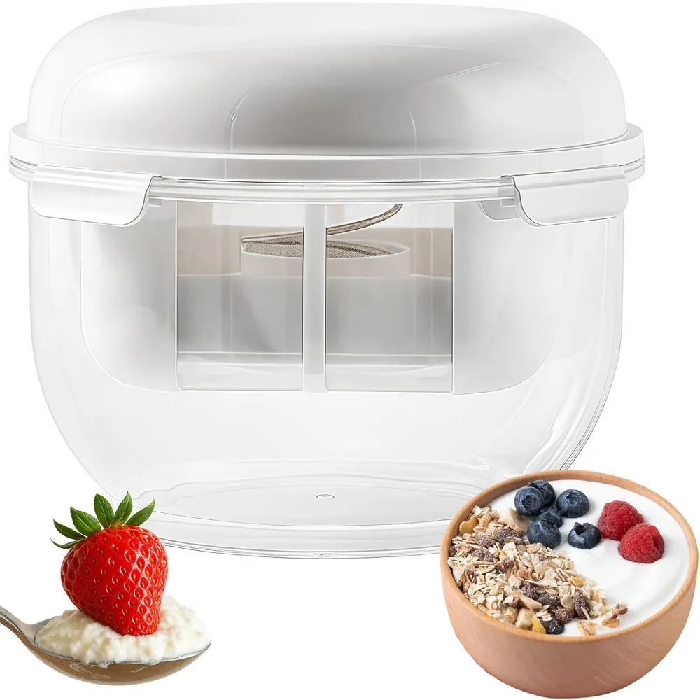 

Круглый фильтр для йогурта, сепаратор сыворотки для йогурта, фильтр большой емкости, мелкоячеистый фильтр для йогурта, фильтр для приготовления йогурта, домашние инструменты