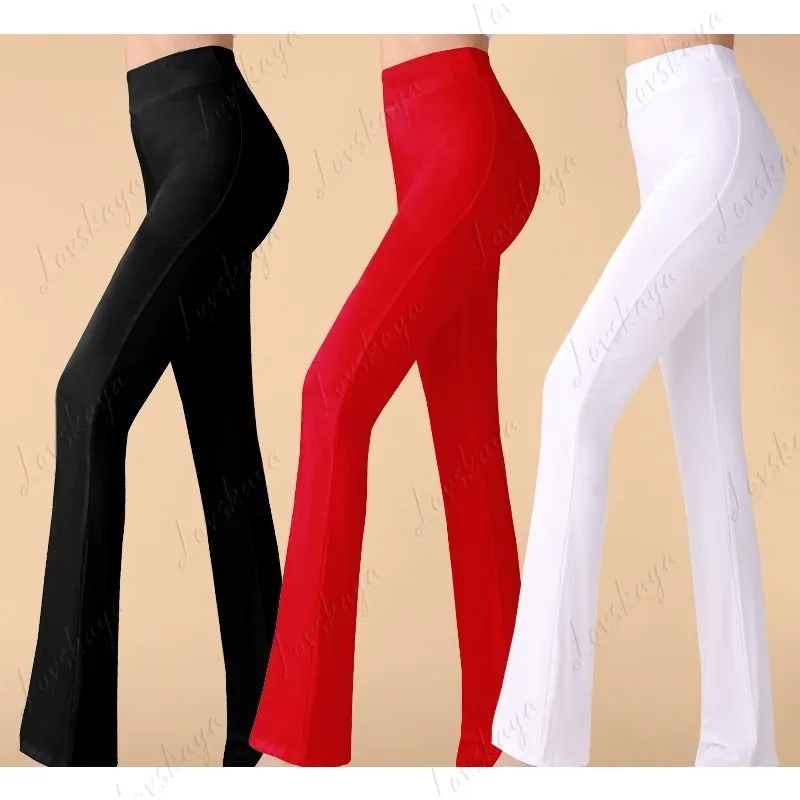 Costume de danse carrée, jupe-culotte, Costume d'entraînement de danse latine, pantalon de danse pour femmes, pantalon de survêtement de danse