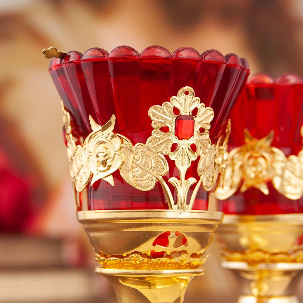 Orthodox Church Candlestick Re - Candle Making Glass recension och pris