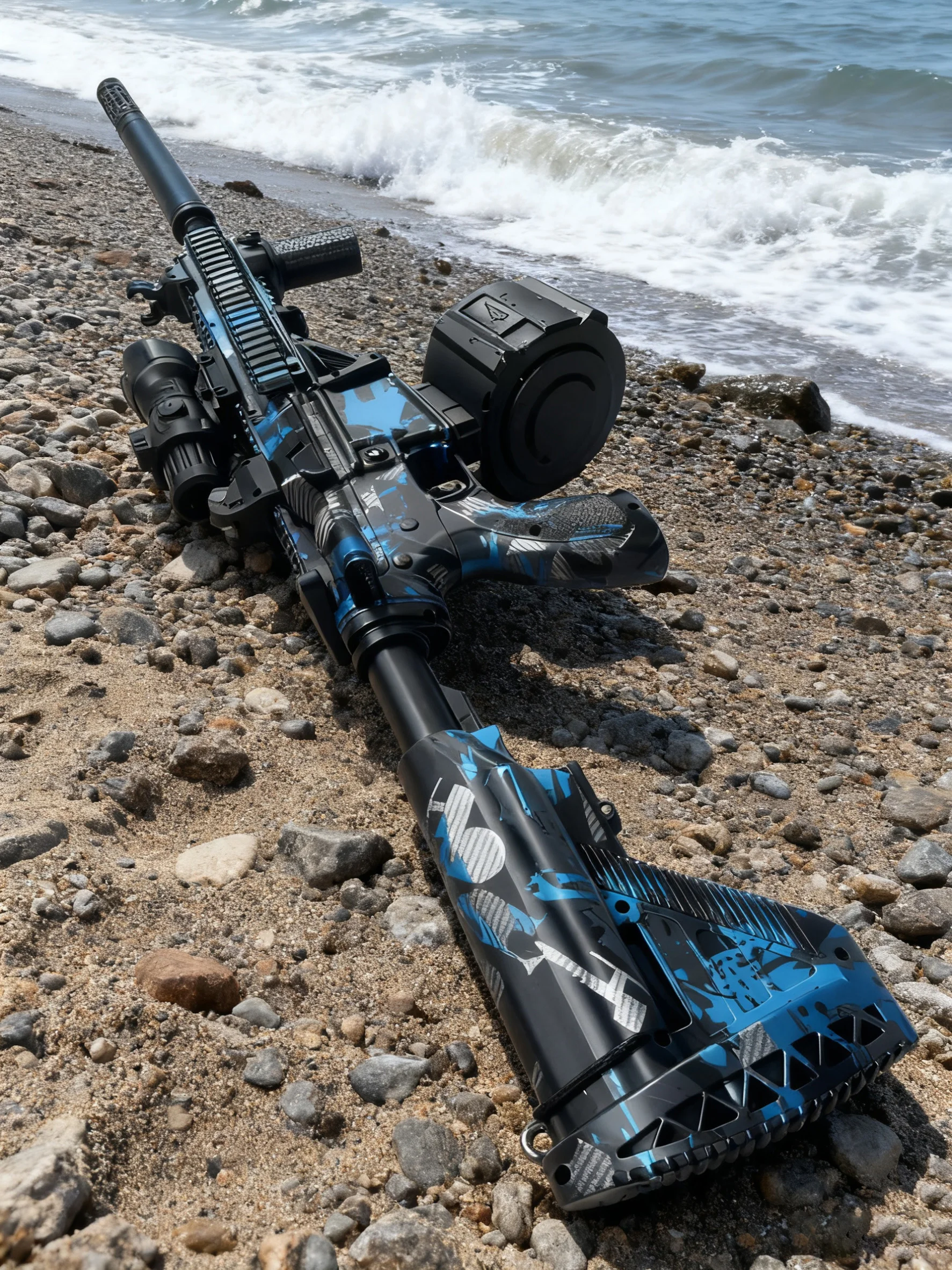 Regalo fantastico per uomini adulti - M416 Gel Blasters Full Auto Electric Gel Ball Blaster Gun Toy per giochi di guerra di squadra all'aperto Tiro Divertimento