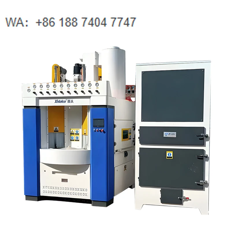 Xintotoo Automatic Rotating Continuous Turntable Sandblaster Sandblasting Machine Equipment