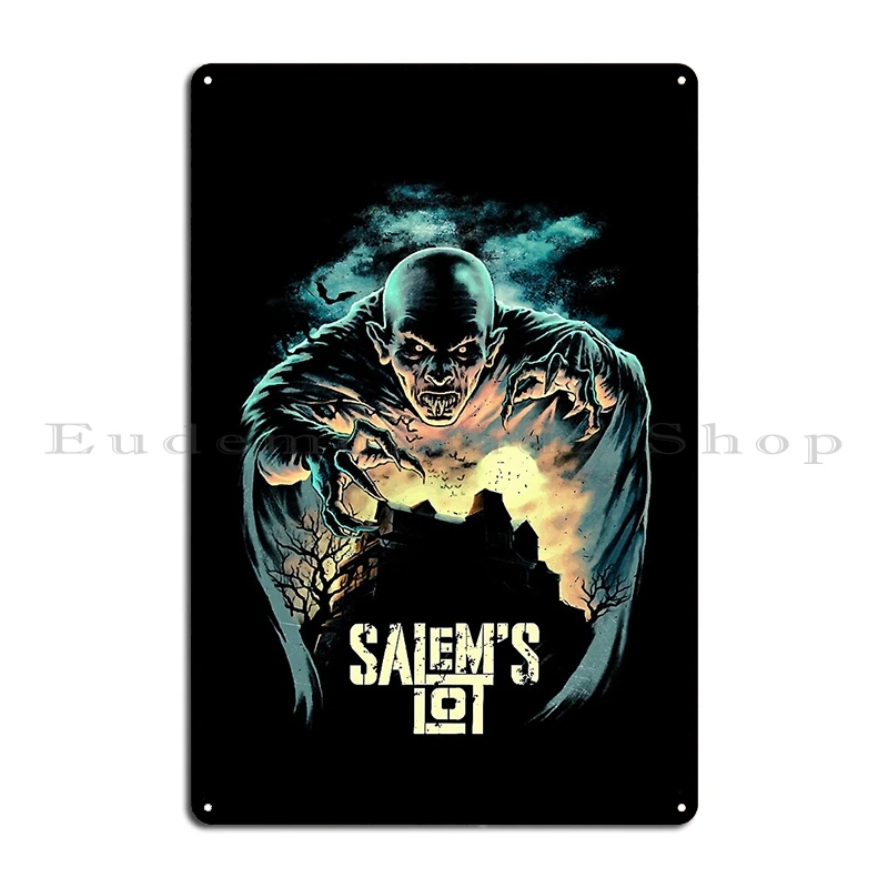 Salems الكثير ستيفن كينغ علامات معدنية المرآب مخصص خمر الديكور نادي Salems الكثير ستيفن كينغ تين تسجيل ملصق