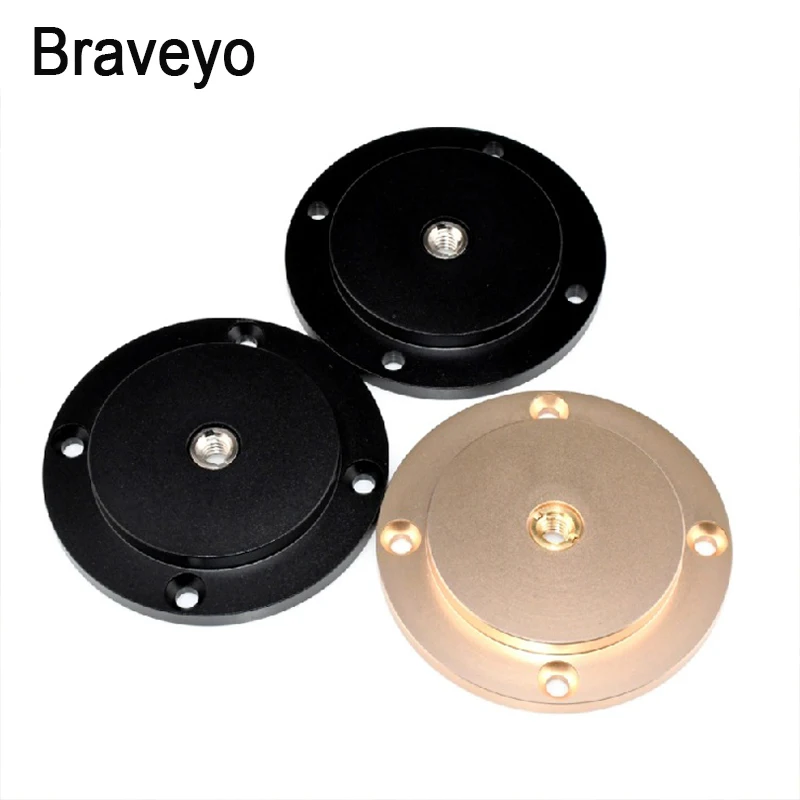 1/4 3/8 Hole Flange Transfer Accessories Tripod Connector Outdoor Camping Tabletop Wooden Board Fixed Base With Fixed Screws