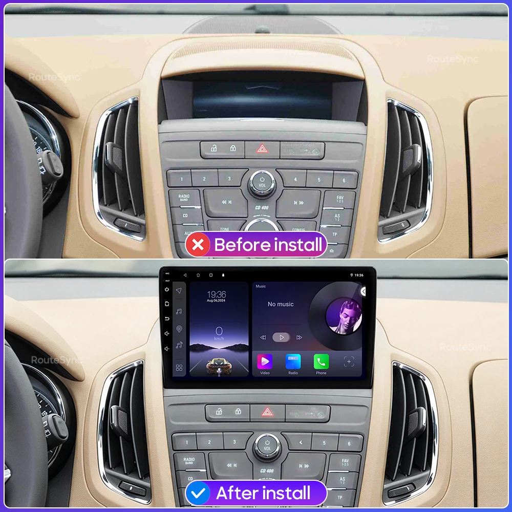 Car Multimedia Player Android 16 For Opel Zafira 2013 - 2014 Wireless CarPlay GPS Android Auto Wifi Stereo 2Din 4G DSP Autoradio