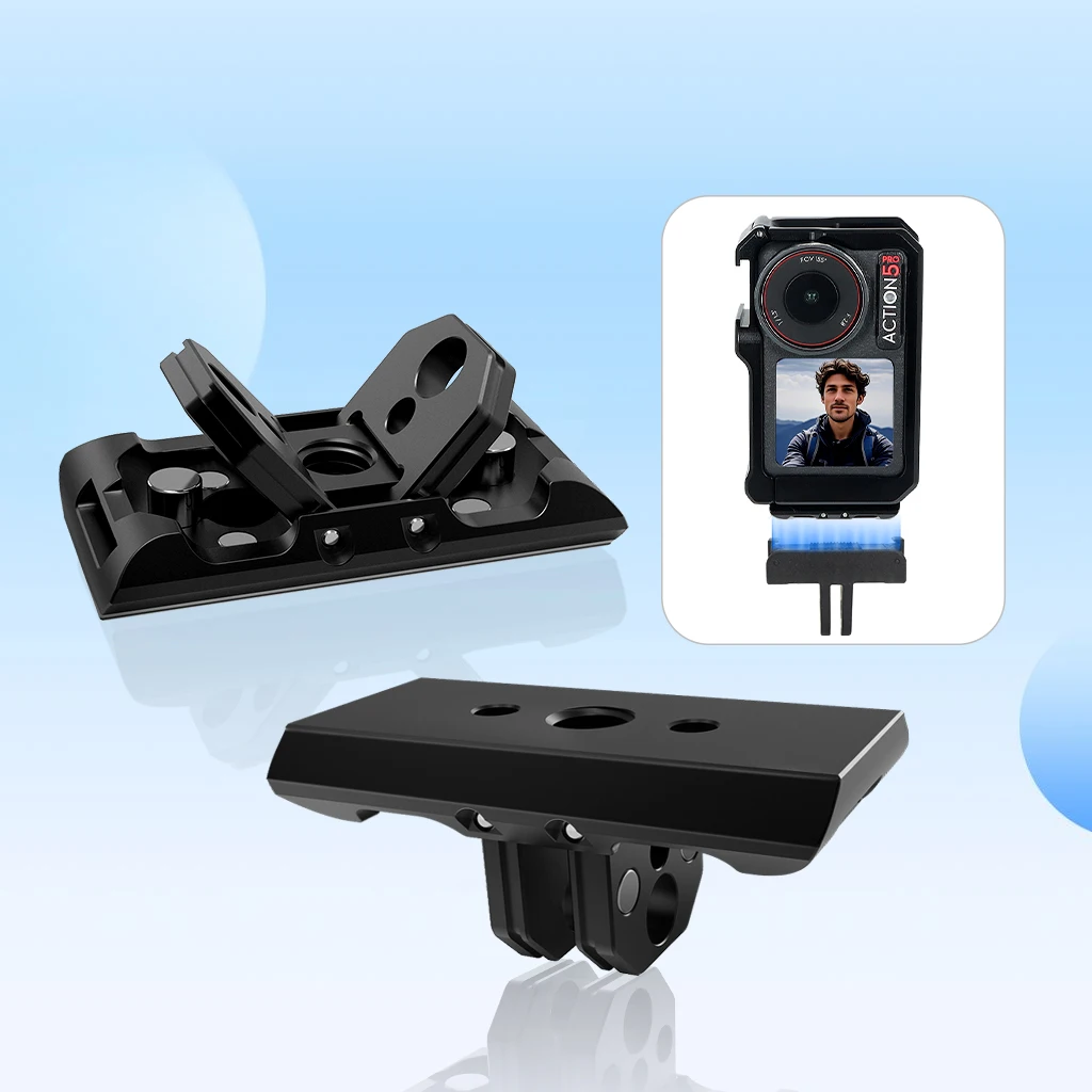 �y�Z�[�����zDJI Osmo Action 5 Pro�p�N�C�b�N�����[�X�}�O�l�b�g���������t���}�E���g �܂肽���݃v���[�g 1/4�C���` ARRI�O�r�x�[�X �Z���t�B�[�X�e�B�b�N�A�_�v�^�[