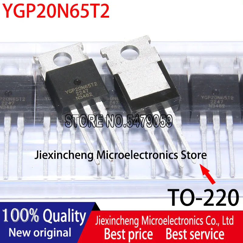 

500PCS YGP20N65T2 YGP20N65 MOSFET TO220 New Original