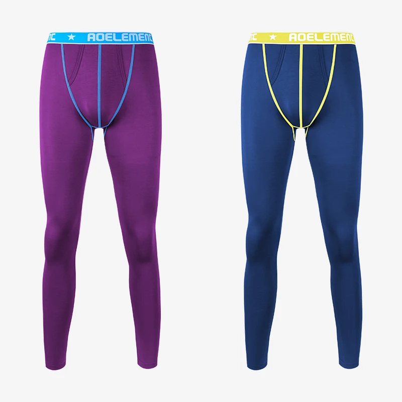 Lange Unterhosen für Herren, einzelne dünne Modal-Strumpfhose, schmale lange Unterhosen, Herren-Leggings