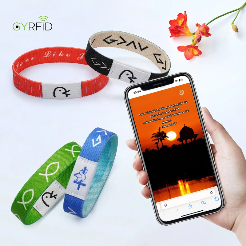 Nfc Wearable Bible Bracelet Bible Verses Religious Jewelry Gifts Christian Daily Bible Verse Bracelet Smart Sensor