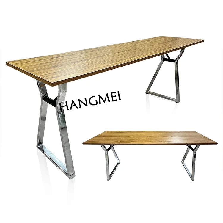 #Event Furniture Folding Wooden IBM Fireproof Board Rectangular Banquet Table