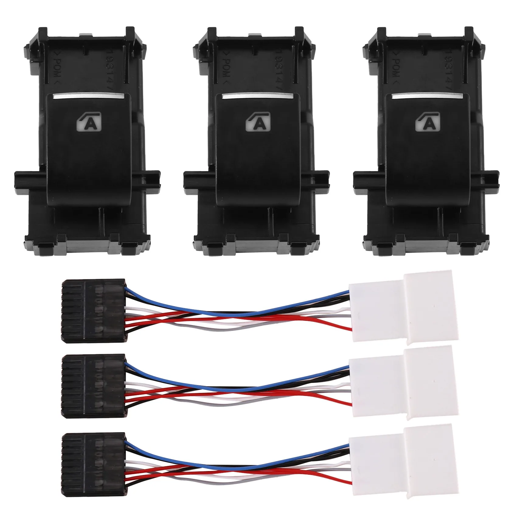 

Car LED Power Single Window Switch for Toyota RAV4 2019-2022 Left Driving Backlight