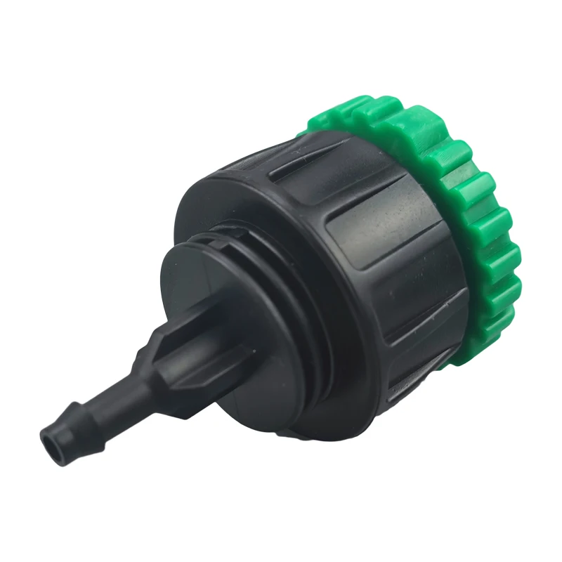 10pcs Garden Water Tap Hose Splitter Adapter Thread 1/2'' 3/4'' to 1/4'' Barb 2-Way Quick Connect Tubing for Sprinkler Systems