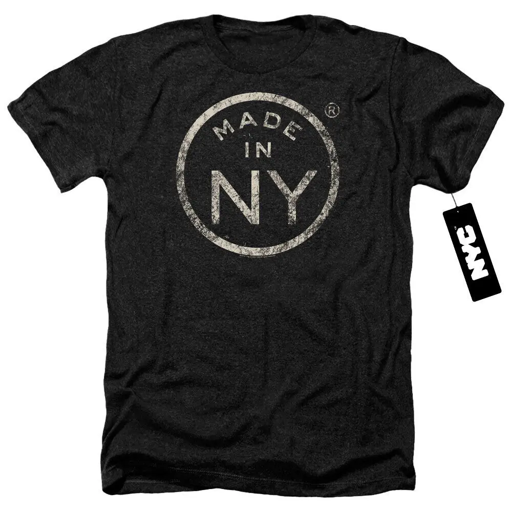 NYC NY MADE Licensed Adult Men's Heather Tee Shirt SM-3XL