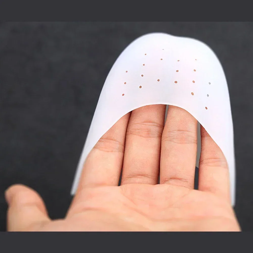 Comode protezioni per le dita dei piedi in silicone traspirante Cuscinetti per l'avampiede Danza Cura del piede Prevenzione del dolore al palmo anteriore Ammortizzazione morbida