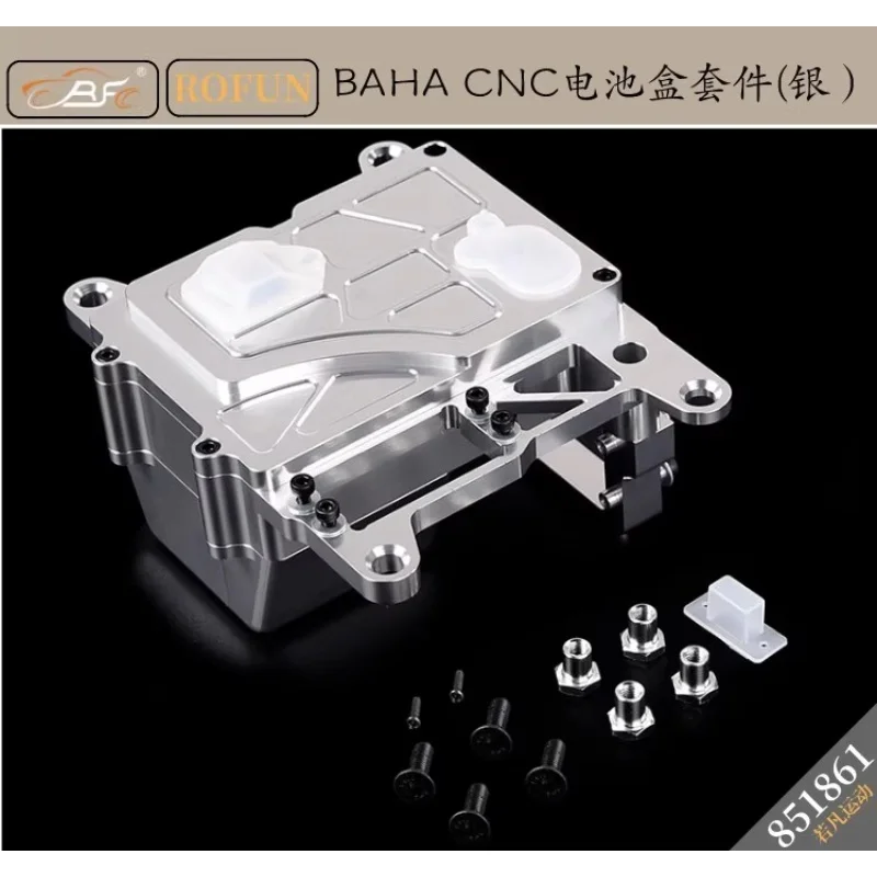 ROFUN BAHA CNC Metalowy Zestaw Skrzynki Akumulatora do HPI BAJA 5B