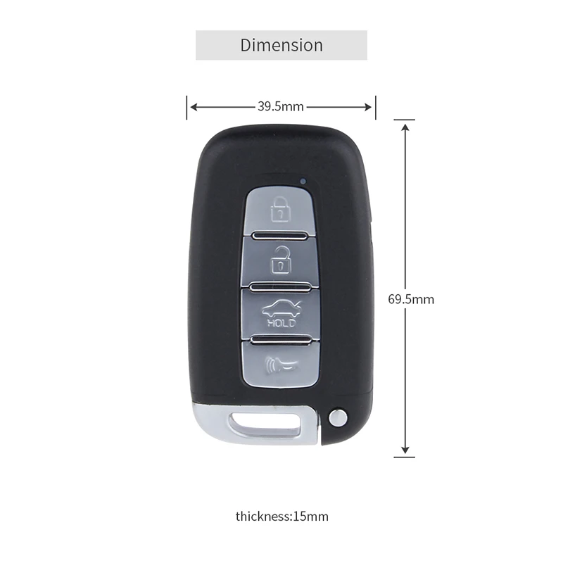 EASYGUARD 1pcs replacement remote control key fob for EC003 series car alarm only