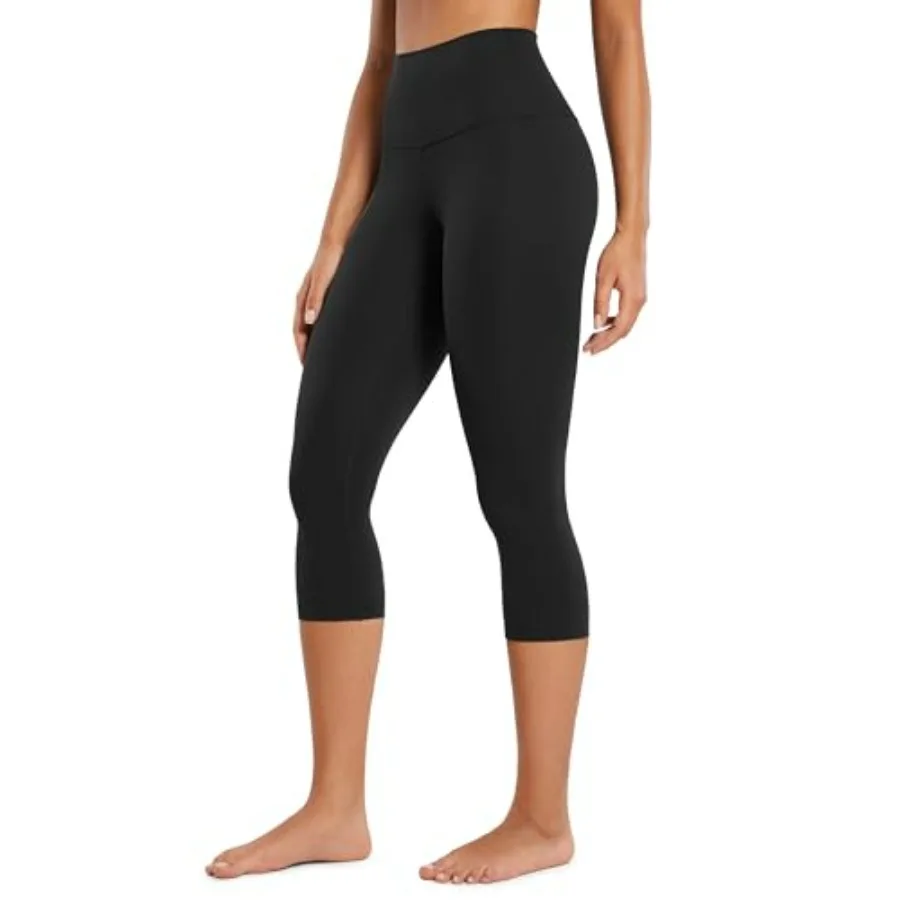 CRZ YOGA Butterluxe Yoga Capris Leggings 19'' - High Waisted Workout Buttery Soft Athletic Lounge Womens Crop Pants