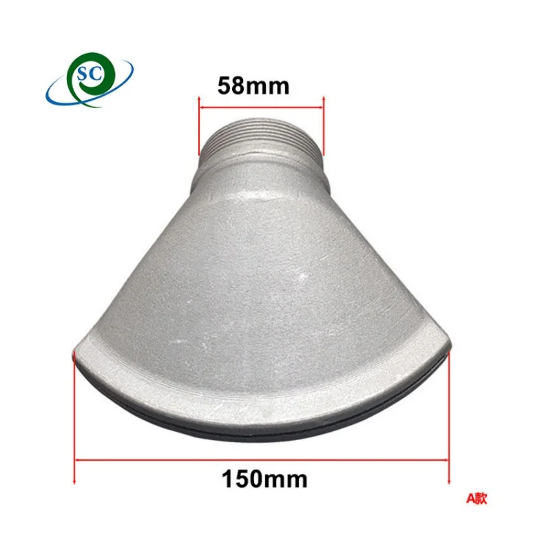 2inch Sprinkler water truck nozzle head duck mouth fan nozzle water spray nozzles high pressure road sweeping duckbill sprayer