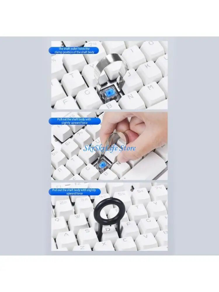 E65E 12 In 1 Mechanical Keyboard Cleaning With Keycap Puller Switches Remover And Dust Blower For Deep Cleaning