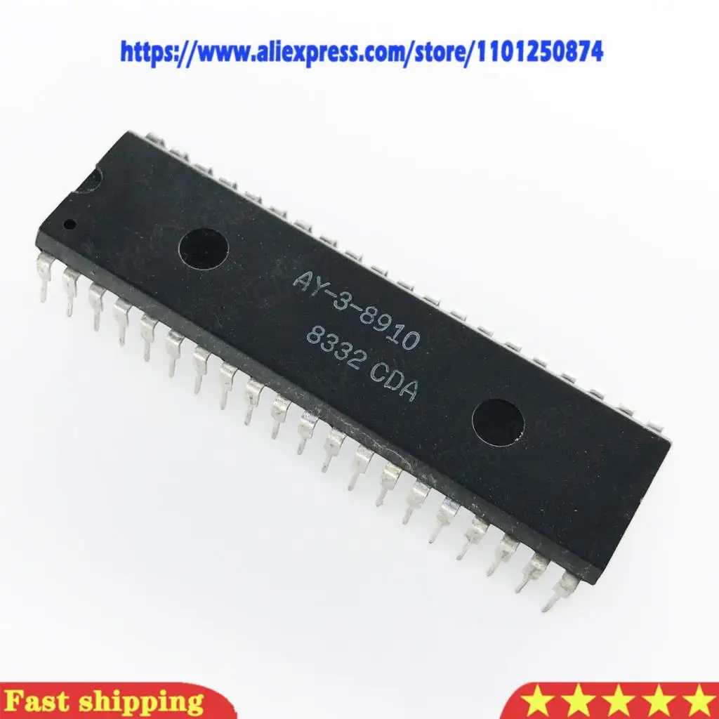 2PCS AY-3-8910 DIP-40 AY-3-8910A DIP