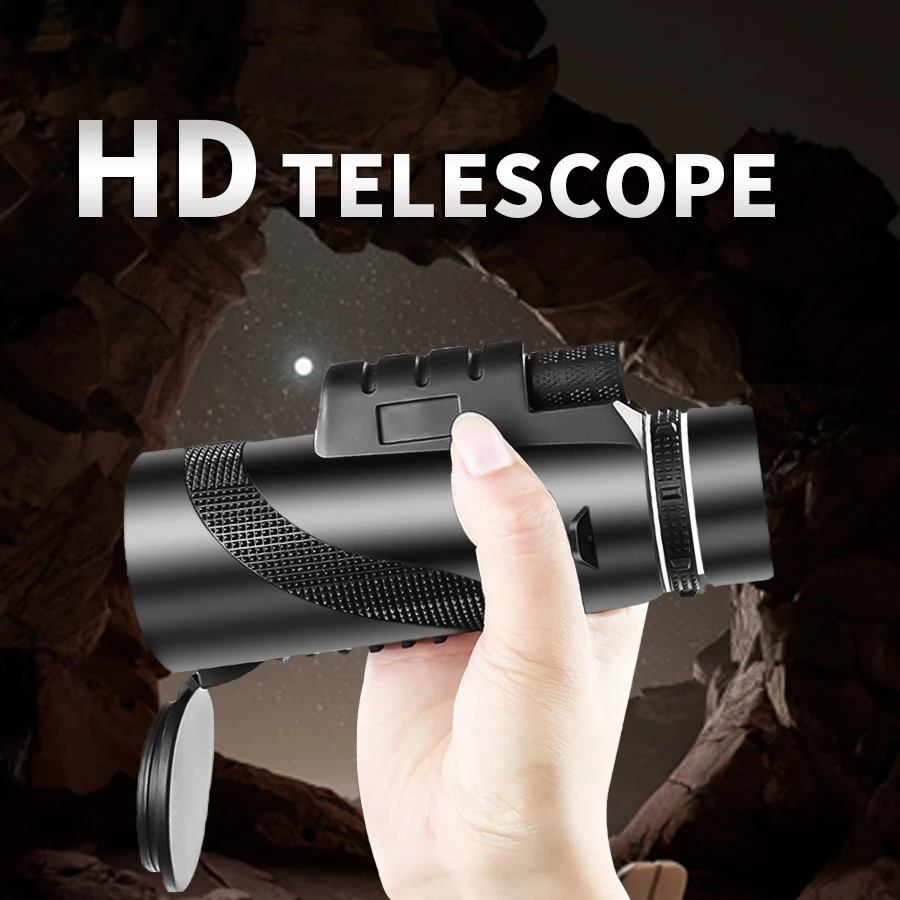 8X42 Monocular Telescope Set IPX4 Waterproof Bak4 Prism Long Range Powerful For Concerts Competitions Hunting Outdoor Camping