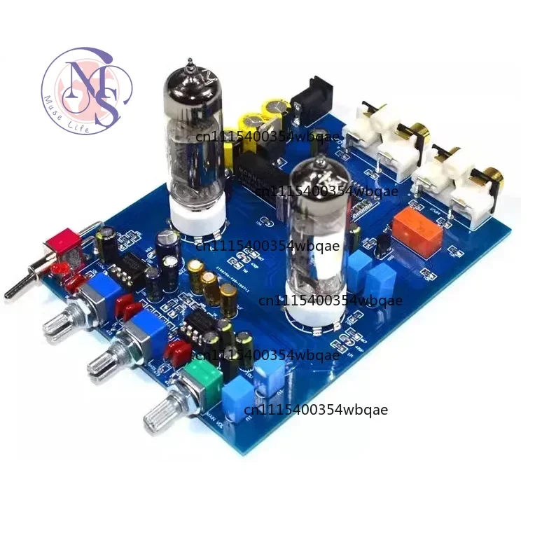 ZOCI-FOR-6J5 Vacuum Tube Preamplifier Board NE5532 HIFI Bluetooth Tone Control Preamp Module, Replacement Parts