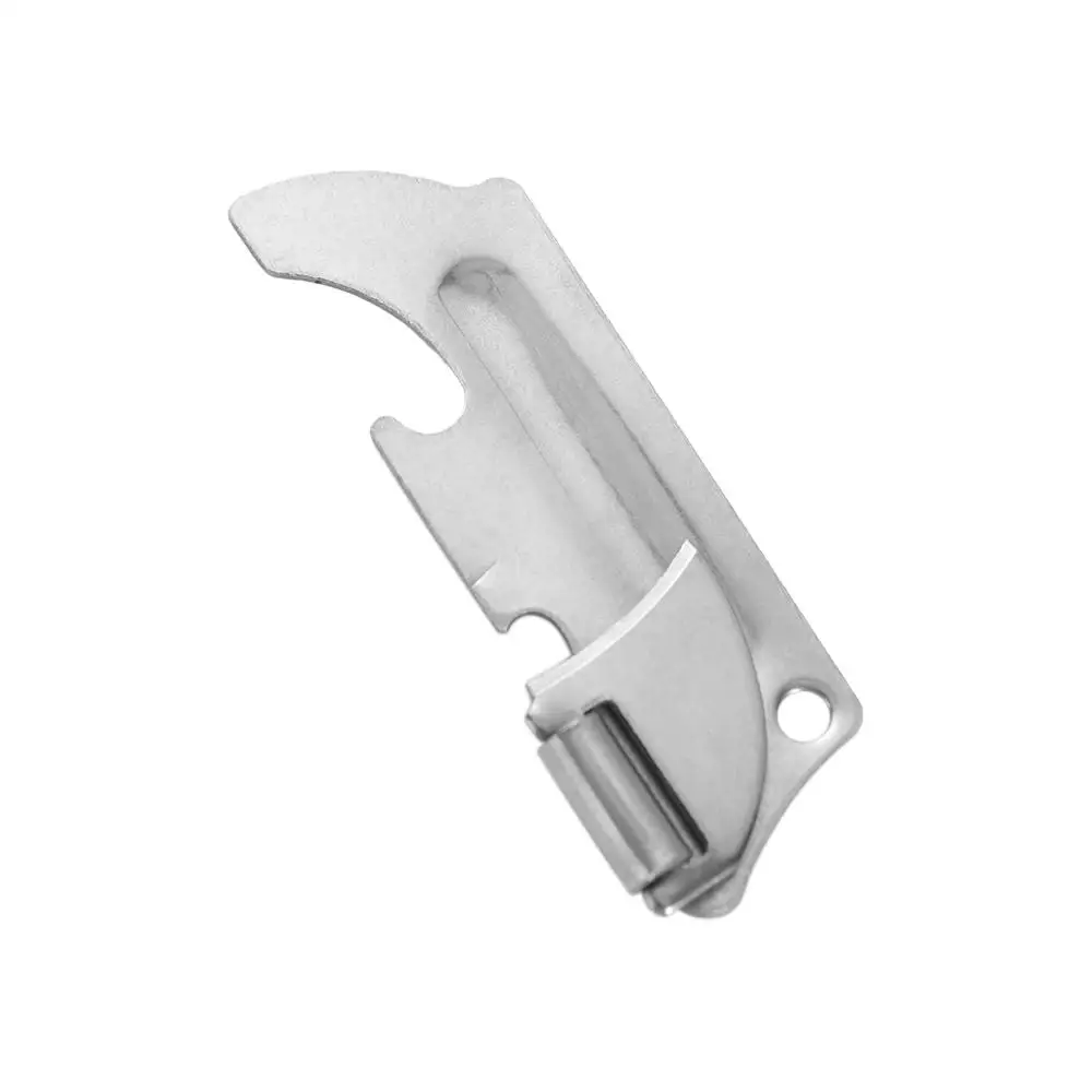 Kitchen Tools Stainless Steel Can Opener 2-in-1 Compact Bottles Opener Folding Portable Opener Gadget Cans