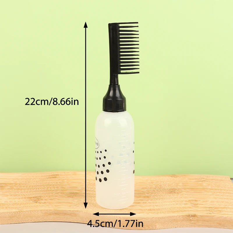 Scalp Potion Oil Applicator Bottle Comb Hairdressing Shampoo Bottle Hair Dye Refillable Hair Coloring Hairdressing Styling Tools