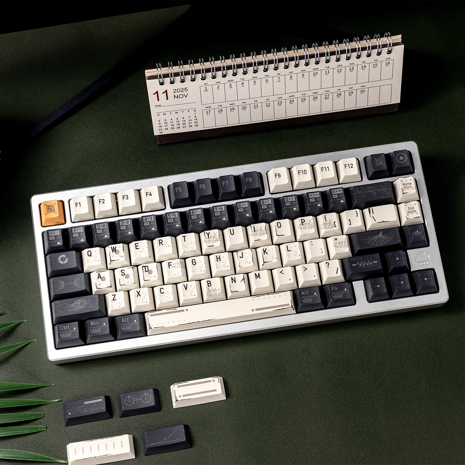 

142 keys Interstellar theme keycaps Cherry Profile Dye-Sublimate PBT keycaps For MX Mechanical Keyboard Wooting/Made68