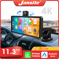 11.3 inch 4K Car DVR Carplay Android Auto Dashcam for BMW Ford VW Volkswagen Fiat Peugeot Renault Seat Opel Audi Toyota Mazda