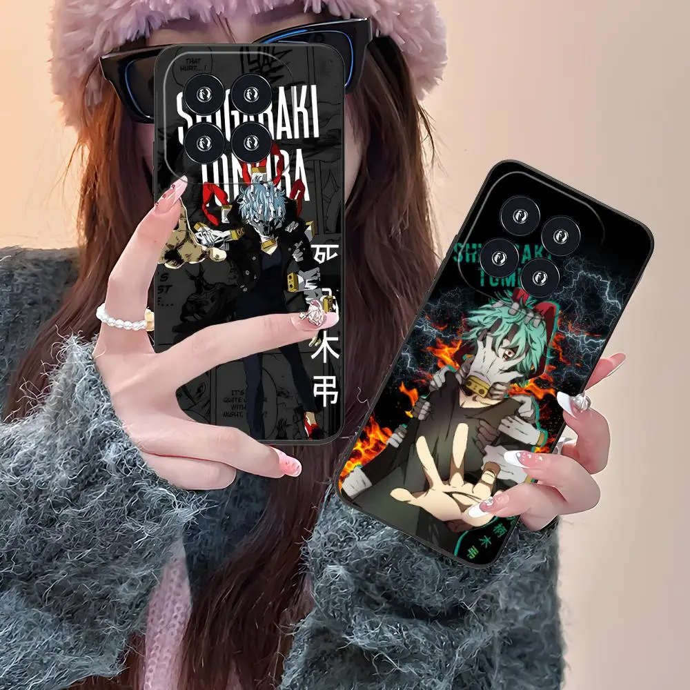 حافظة هاتف Hero Academia Tomura Shigaraki لهاتف Xiaomi 15 14 13 12 Mi 11 T Ultra Lite Pro S X 5G طباعة ملونة واقية جميلة