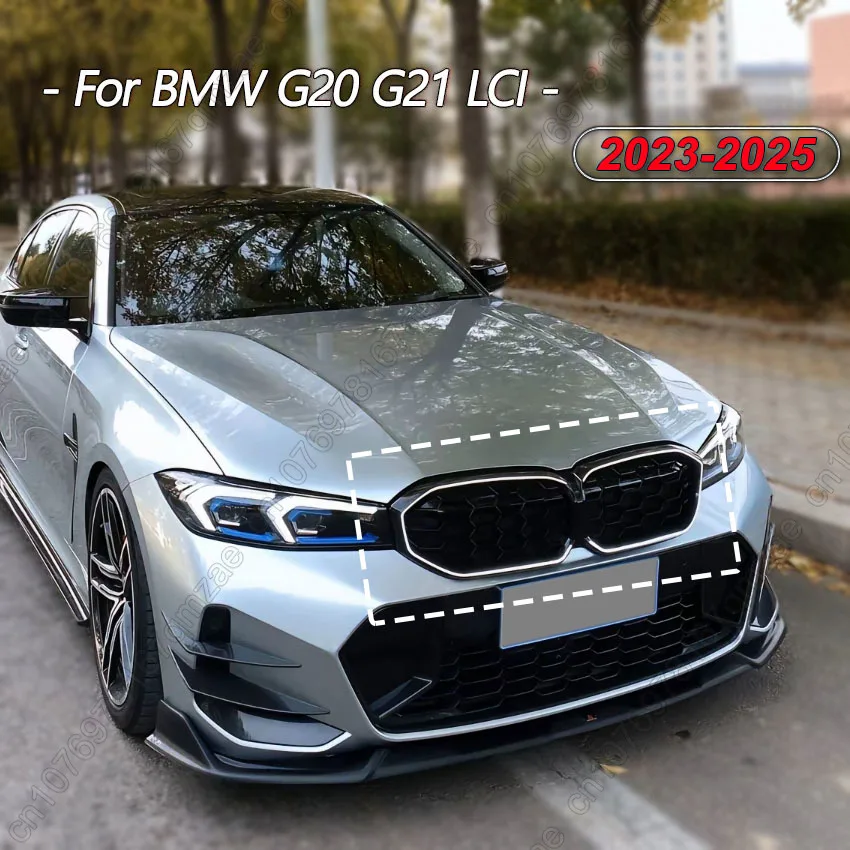 

Front Facelift Upper Radiator With LED Racing Grill For BMW G20 G21 LCI 320i 325i 330i M340i 325Li xDrive 2023-2025 Tuning ABS