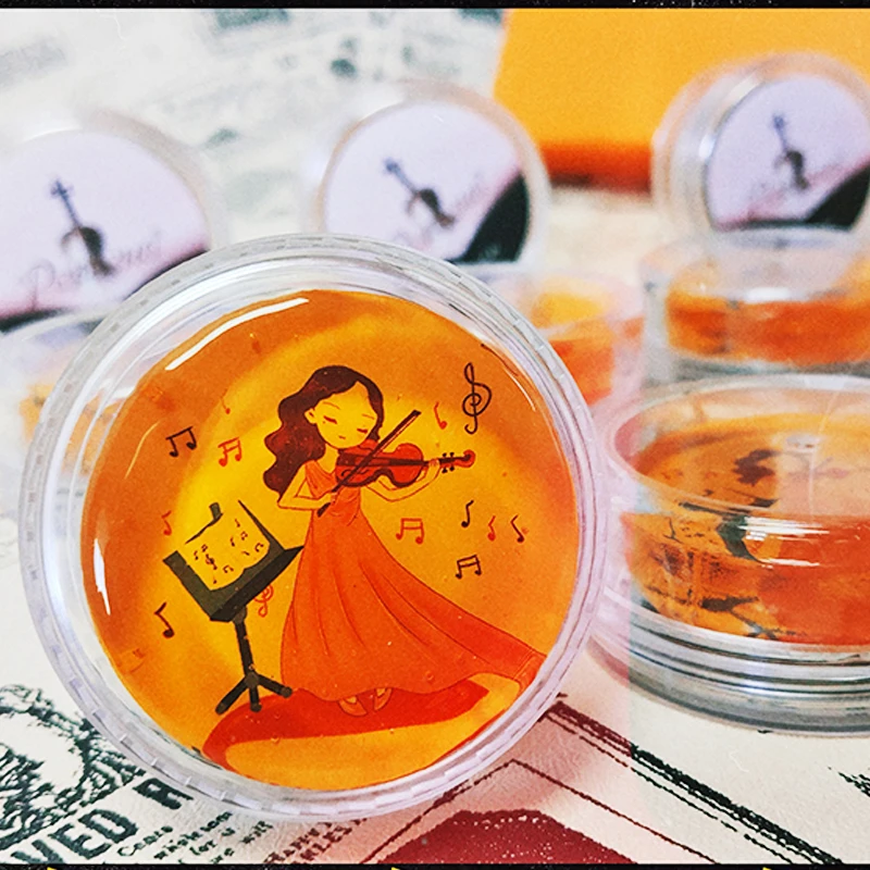 Professional Erhu Rosin Cartoon Transparent Violin Rosin Viola Cello Dust Rosin Block