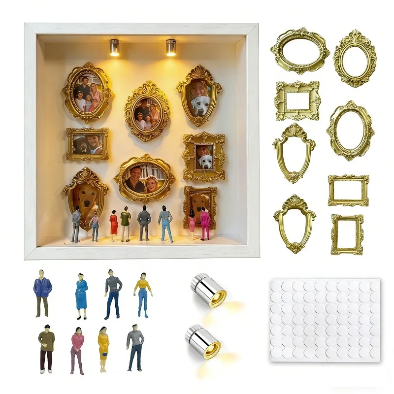 DIY Mini Museum Silhouette Shadow Box Kit