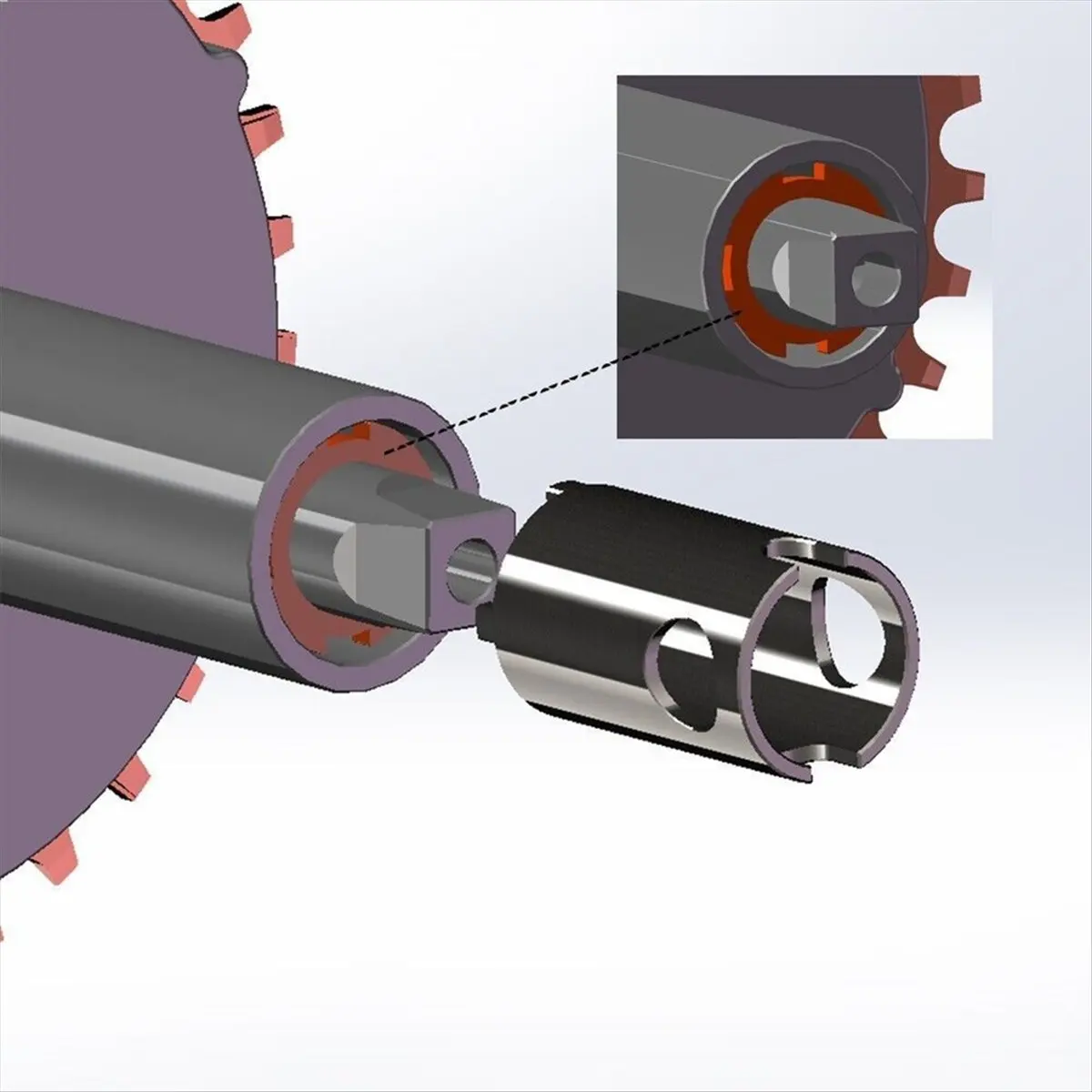 

Инструмент для снятия и замены центральной гайки вала электровелосипеда ABAB для Bafang BBS01 02 Alex