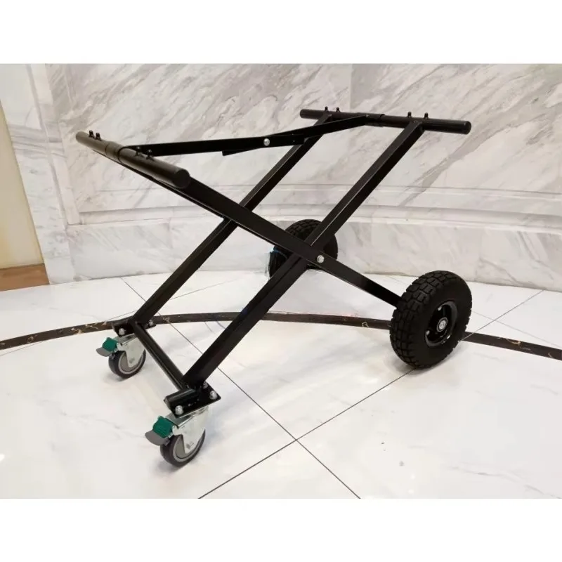 

Funeral Accessories Coffin Transport Trolley Stainless Steel Church Truck with Brakes
