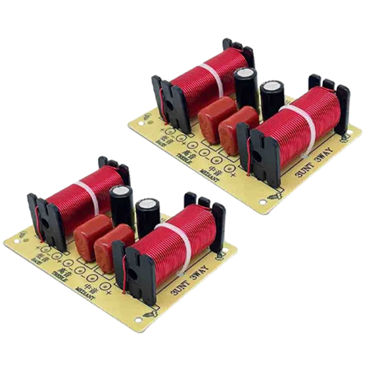 150W HiFi Crossover Filter Module 3 Way Speaker Frequency Divider for DIY Home Speaker Treble Medium Bass