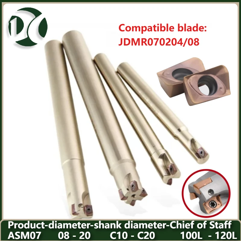 Carbide Milling Inserts ADMT070204 ADMT070208 JDMT070204 JDMT070208 6.4mm IC 3 Edges for Small Diameter CNC Milling Cutter