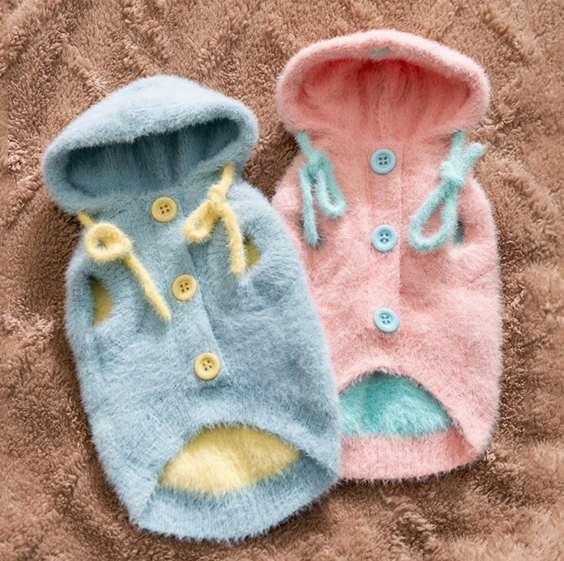 

Soft Cotton Sweater for Pets, Small Dog Clothing, Cute French Fries Printed, High Quality Design Jacket for Cats and Animals