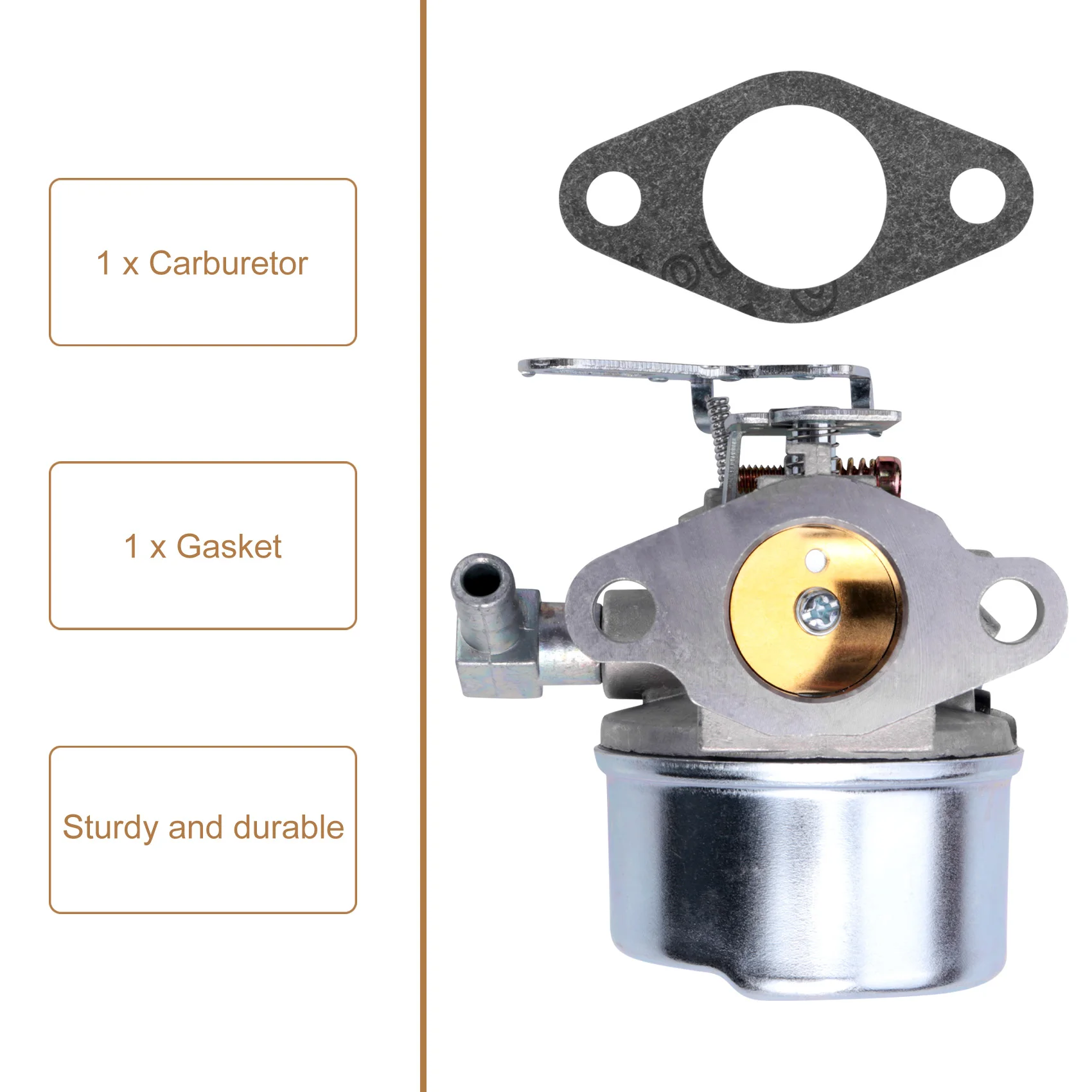 QB-Vergaser Vergaser für Tecumseh 4 PS 5 PS HSK50 HS50 632107 632107A 640084B Schneefräse